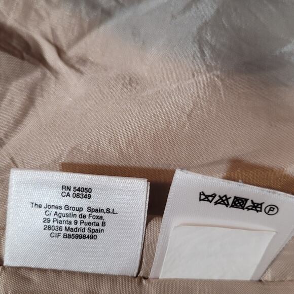 ANNE KLEIN Cream Blazer Jacket Sz 12 Career Minimalist Quietlux Neutral Workwear - Picture 11 of 11